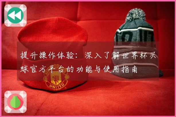 提升操作体验：深入了解世界杯买球官方平台的功能与使用指南