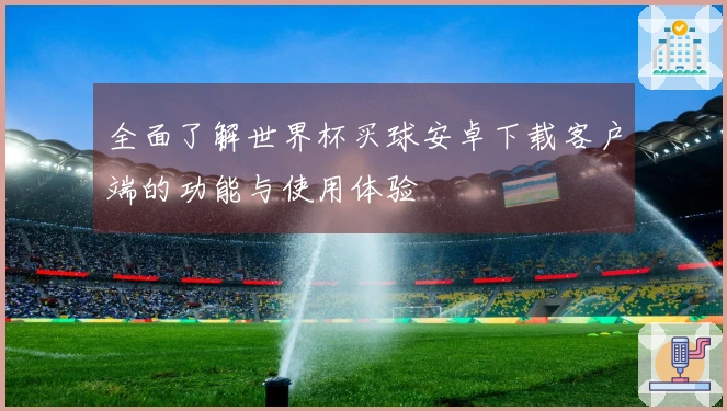 全面了解世界杯买球安卓下载客户端的功能与使用体验