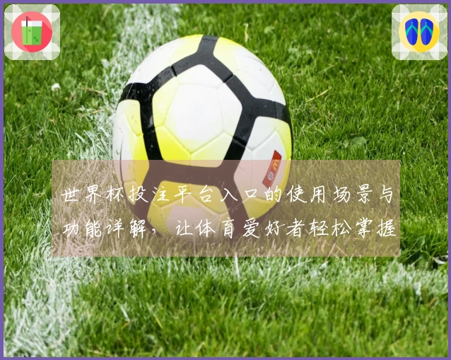 世界杯投注平台入口的使用场景与功能详解，让体育爱好者轻松掌握平台魅力